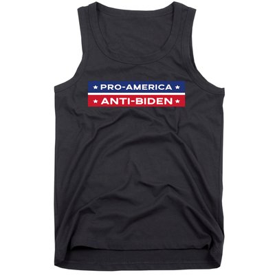 Pro America Anti Biden Flag Usa Impeach Joe Biden Anti Biden Tank Top