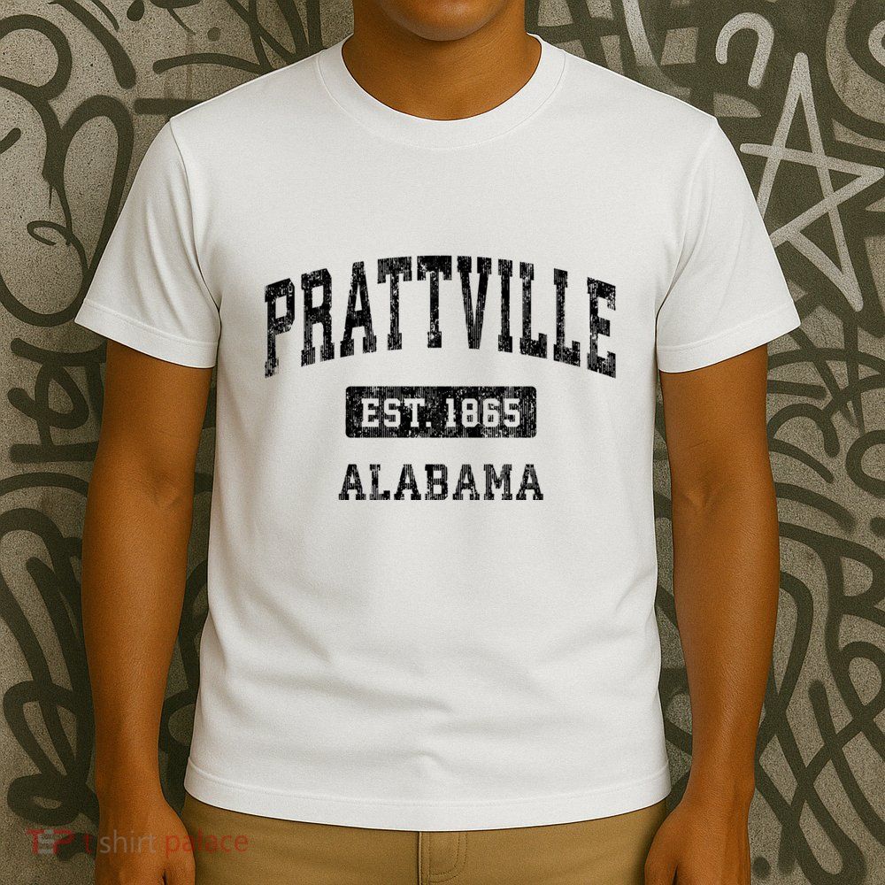 Prattville Alabama Al Vintage Sports Established Design T-Shirt