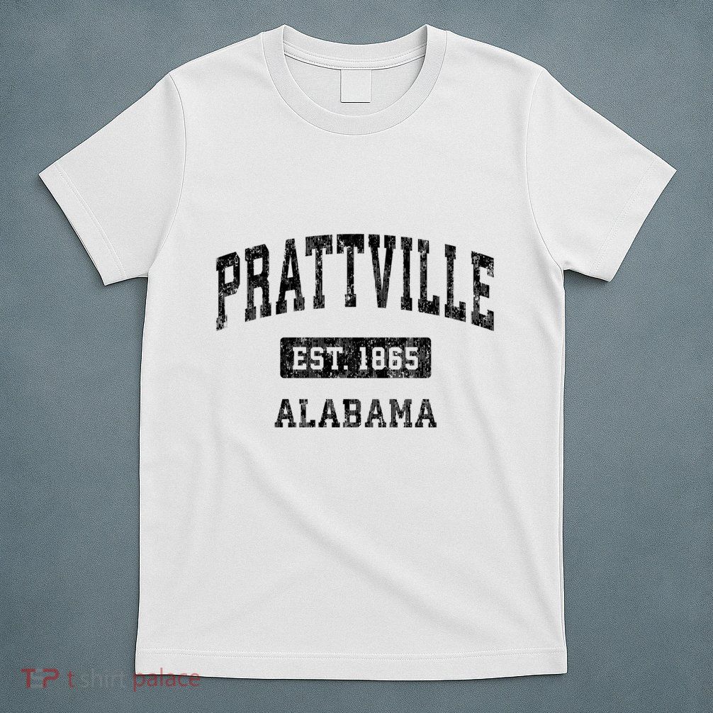Prattville Alabama Al Vintage Sports Established Design T-Shirt