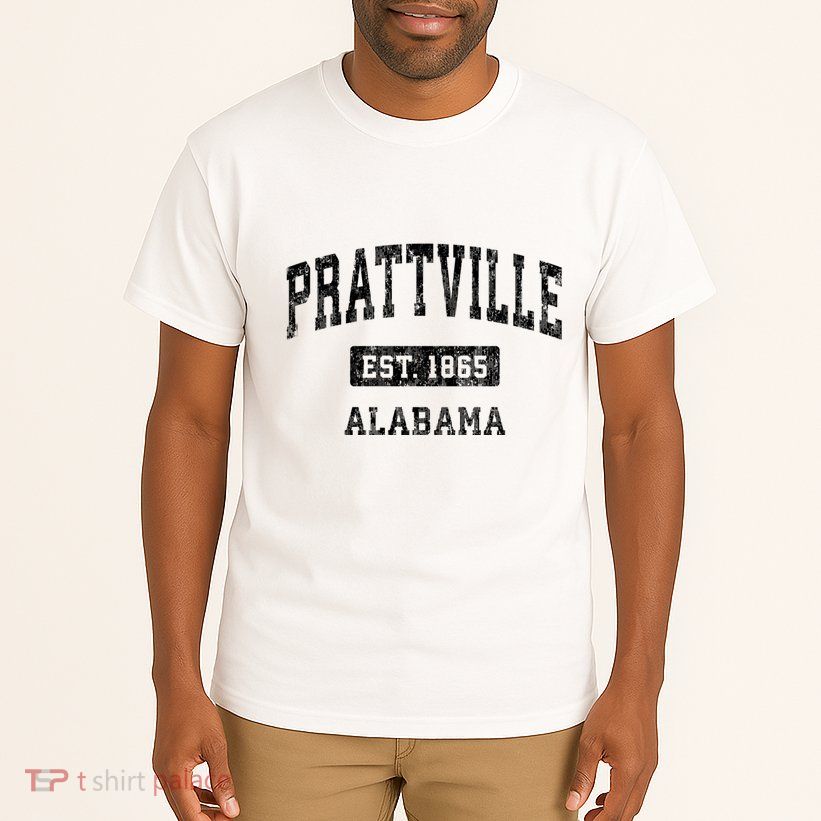 Prattville Alabama Al Vintage Sports Established Design Tall T-Shirt