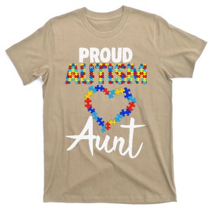 Proud Autism Aunt Autism Awareness Gift T-Shirt