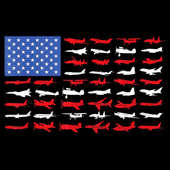 Pilot Airplane American Flag Plane Aviation Backpack