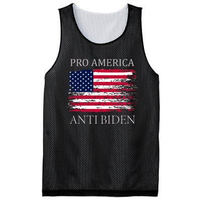 Pro America Anti Biden Flag Impeach Joe Biden Anti Biden Mesh Reversible Basketball Jersey Tank