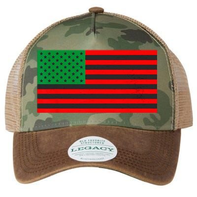 Pan African American Flag Legacy Tie Dye Trucker Hat