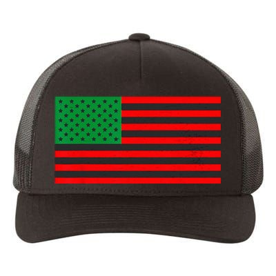 Pan African American Flag Yupoong Adult 5-Panel Trucker Hat