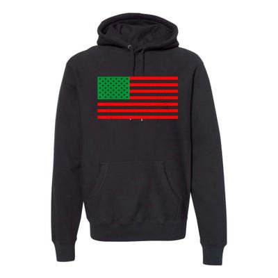 Pan African American Flag Premium Hoodie