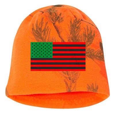 Pan African American Flag Kati - Camo Knit Beanie