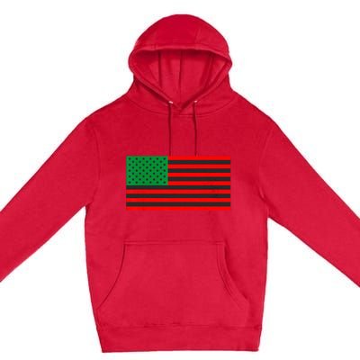 Pan African American Flag Premium Pullover Hoodie