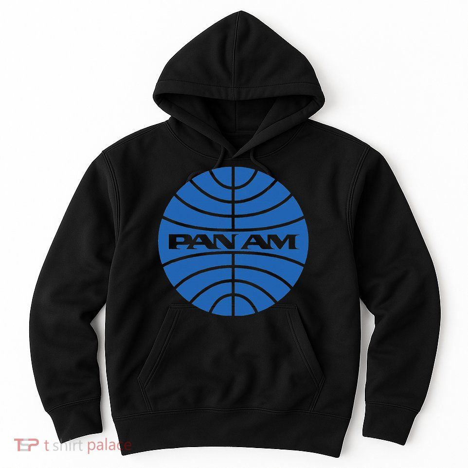 Pan Airlines Am Retro Vintage Airline funny blue Hoodie