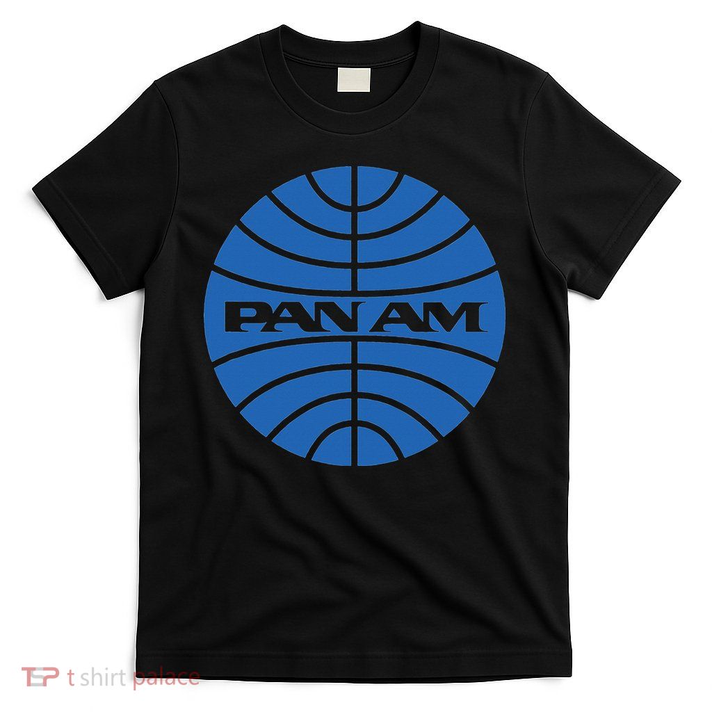 Pan Airlines Am Retro Vintage Airline funny blue T-Shirt