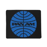 Pan Airlines Am Retro Vintage Airline funny blue Mousepad