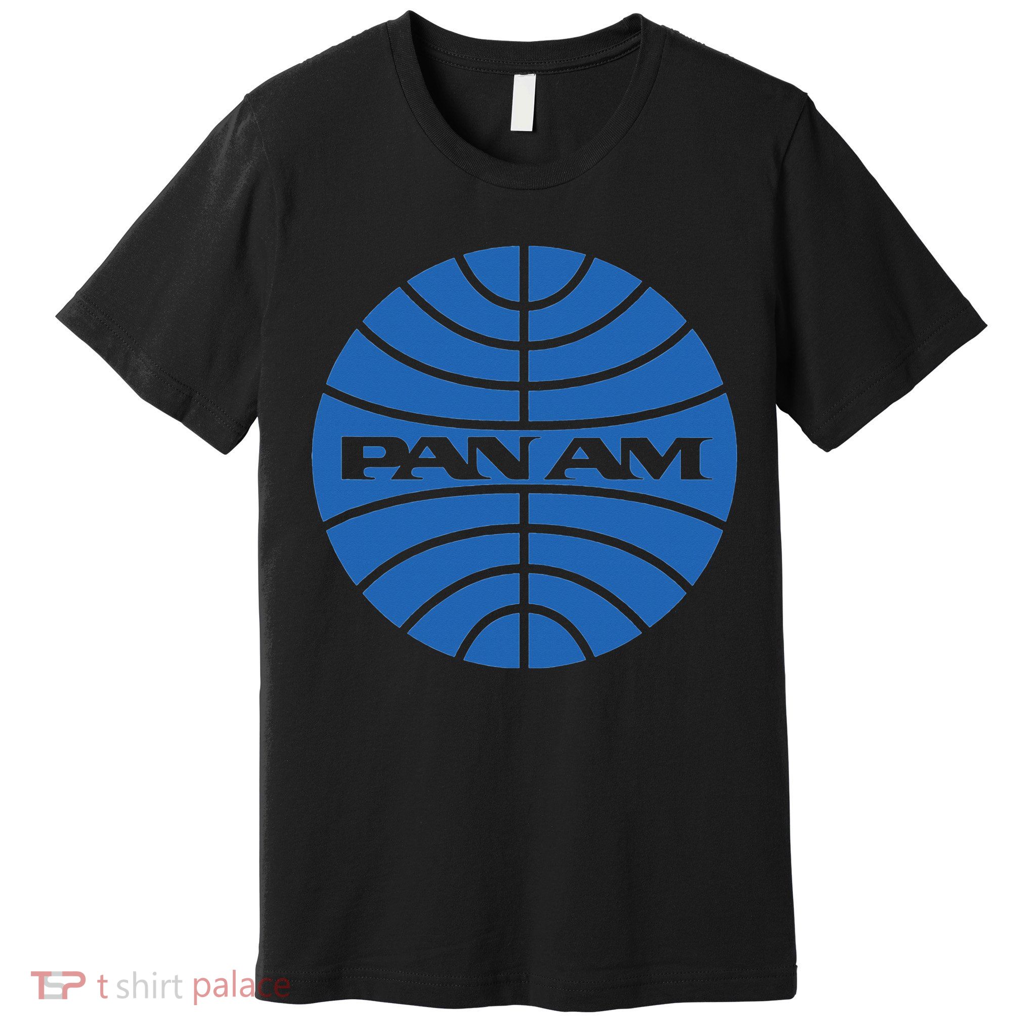 Pan Airlines Am Retro Vintage Airline funny blue Premium T-Shirt