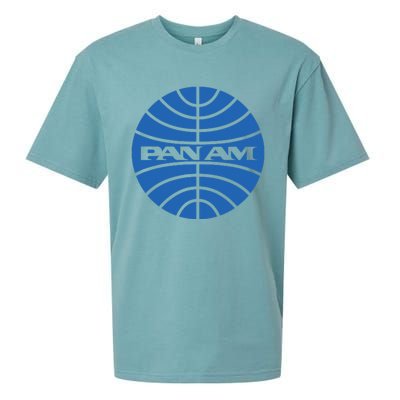 Pan Airlines Am Retro Vintage Airline funny blue Sueded Cloud Jersey T-Shirt