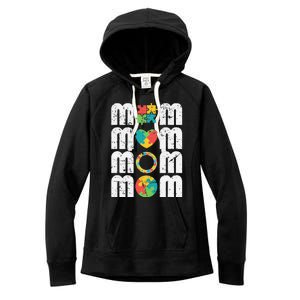 Proud Autism Awareness Day Mom Women's Fleece Hoodie