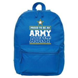 Proud Army Aunt Cool Gift Proud To Be An Army Aunt 16 in Basic Backpack