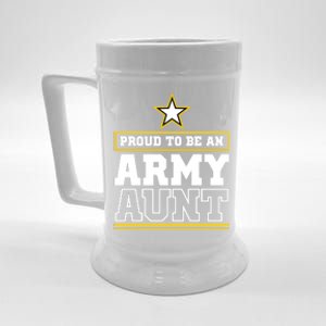 Proud Army Aunt Cool Gift Proud To Be An Army Aunt Beer Stein