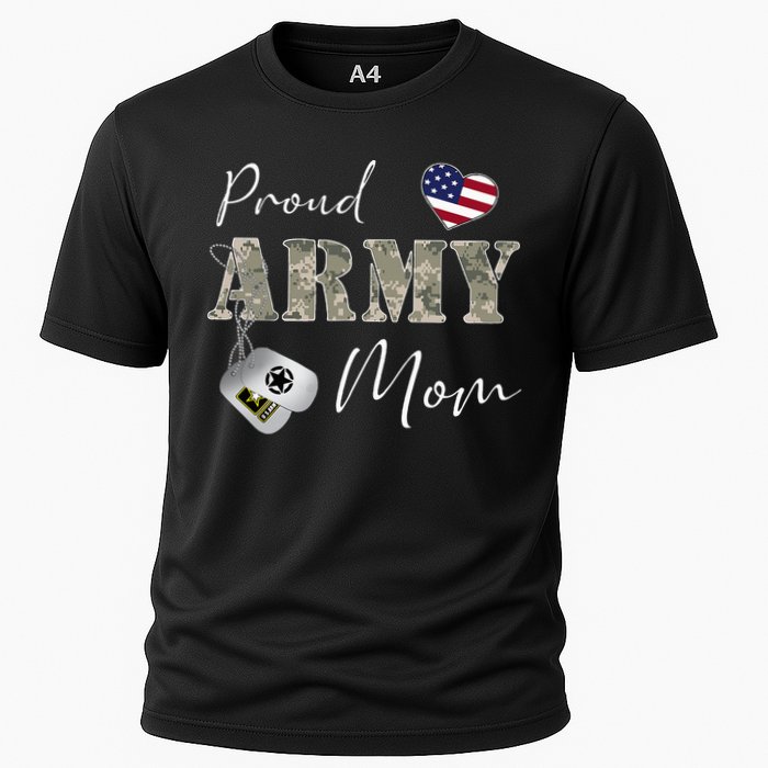 Proud American Army Mom Cooling Performance Crew T-Shirt