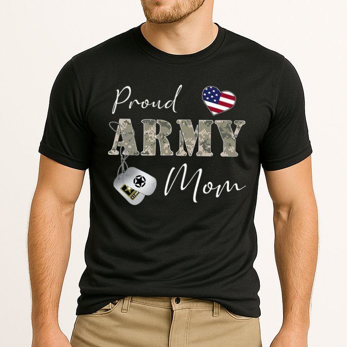 Proud American Army Mom Cooling Performance Crew T-Shirt