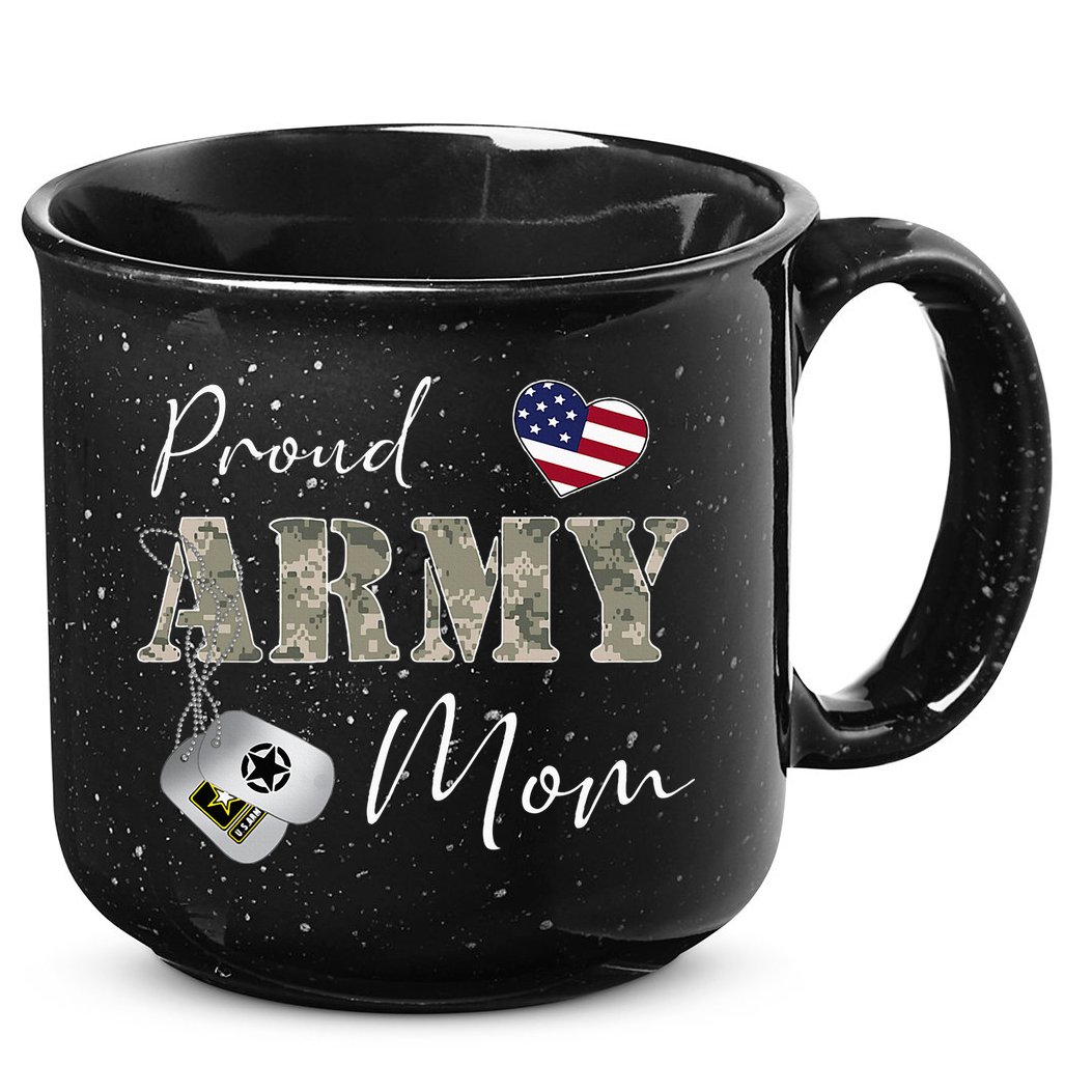 Proud American Army Mom 15oz Campfire Ceramic Mug