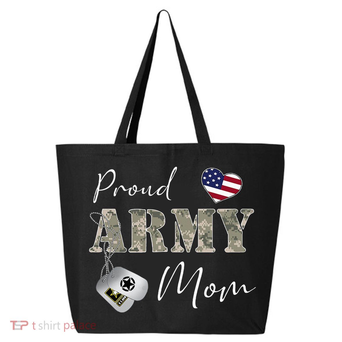 Proud American Army Mom 25L Jumbo Tote