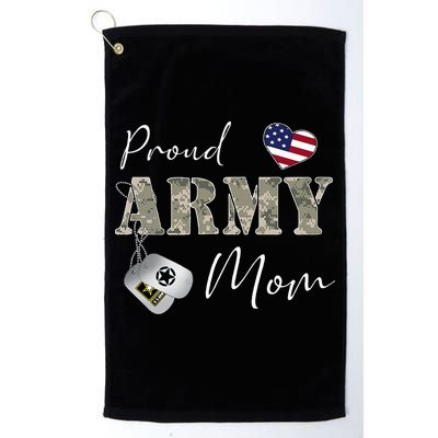 Proud American Army Mom Golf Towel