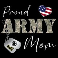 Proud American Army Mom Wool Snapback Cap