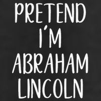 Pretend Abraham Abe Lincoln Costume Halloween Simple Funny Hat