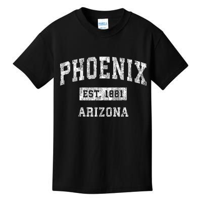 Phoenix Arizona Az Vintage Sports Kids T-Shirt