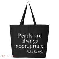 Pearls Are Always Appropriate Classic Pear 25L Jumbo Tote