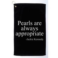 Pearls Are Always Appropriate Classic Pear Golf Towel