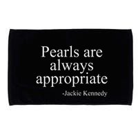 Pearls Are Always Appropriate Classic Pear Microfiber Hand Towel