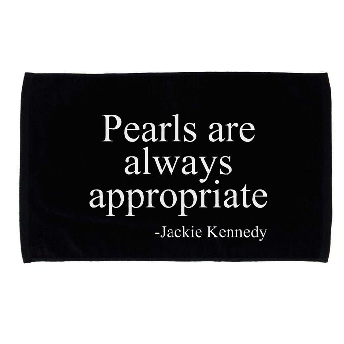 Pearls Are Always Appropriate Classic Pear Microfiber Hand Towel