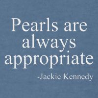 Pearls Are Always Appropriate Classic Pear Garment-Dyed Sweatshirt