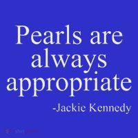 Pearls Are Always Appropriate Classic Pear T-Shirt