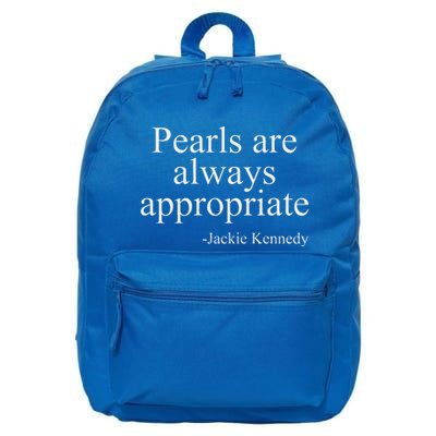 Pearls Are Always Appropriate Classic Pear 16 in Basic Backpack
