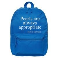 Pearls Are Always Appropriate Classic Pear 16 in Basic Backpack
