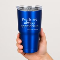 Pearls Are Always Appropriate Classic Pear Tumbler