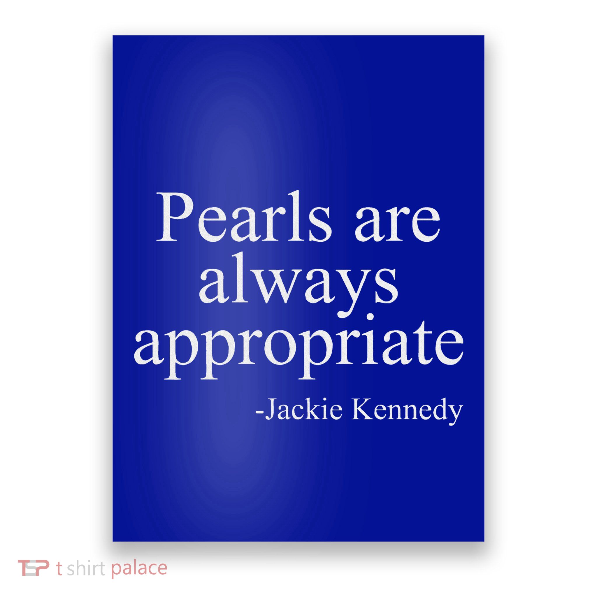 Pearls Are Always Appropriate Classic Pear Poster