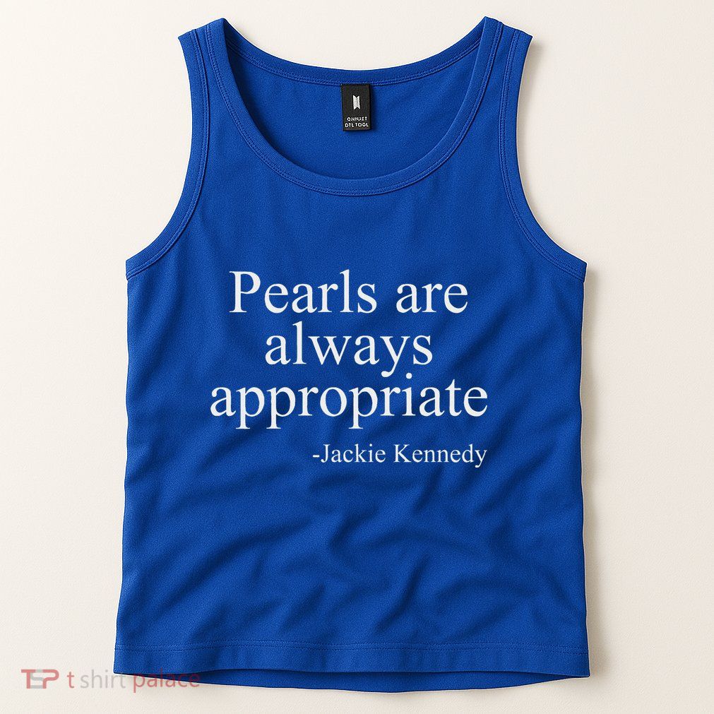 Pearls Are Always Appropriate Classic Pear Tank Top