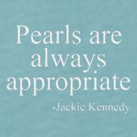 Pearls Are Always Appropriate Classic Pear Sueded Cloud Jersey T-Shirt