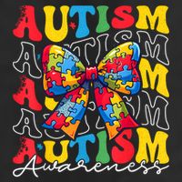 Puzzle Autism Awareness Coquette Bow Autism Awareness Day 15oz Campfire Ceramic Mug