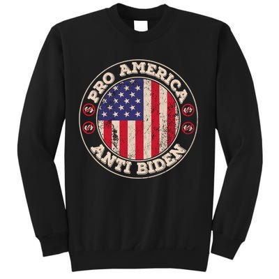 Pro America Anti Biden Flag Usa Impeach Joe Biden Anti Biden Sweatshirt
