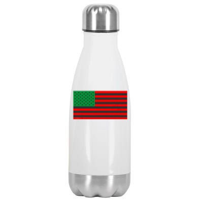 Pan African American Flag Stainless Steel Insulated Water Bottle