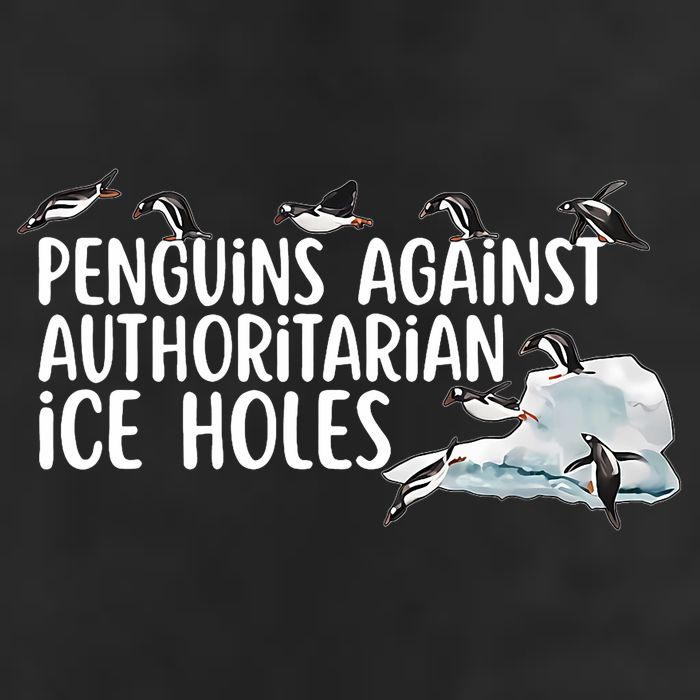  Penguins Against Authoritarian Ice Holes Sarcastic Microfiber Hand Towel
