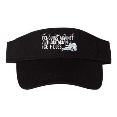  Penguins Against Authoritarian Ice Holes Sarcastic Visor