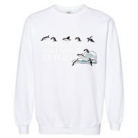  Penguins Against Authoritarian Ice Holes Sarcastic Garment-Dyed Sweatshirt