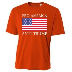 Pro America Antitrump S American Usa Flag Cooling Performance Crew T-Shirt