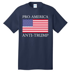 Pro America Antitrump S American Usa Flag Tall T-Shirt