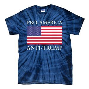 Pro America Antitrump S American Usa Flag Tie-Dye T-Shirt