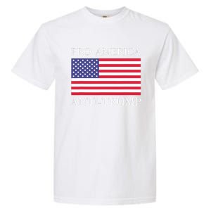 Pro America Antitrump S American Usa Flag Garment-Dyed Heavyweight T-Shirt